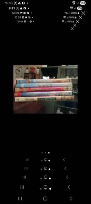 Lote 5 DVDs Shrek (Español)