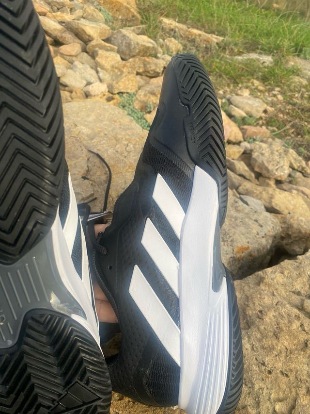 Zapatillas Adidas Court Jam Negras Blancas