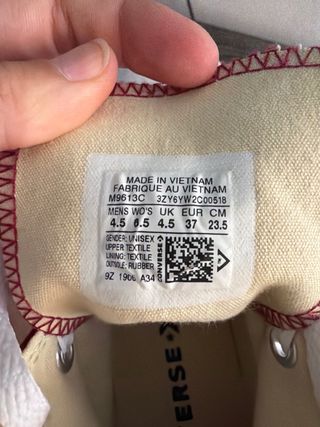 Converse All Star Rojas Talla 37