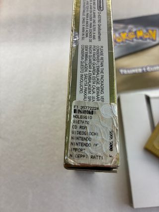 Pokémon Oro Game Boy Color Italiano