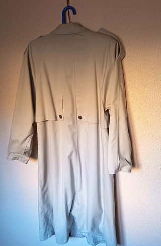 Gabardina Beige Talla 40
