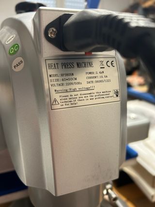 Plancha Transfer XH1.1 40×50 cm – Giratoria / Extr