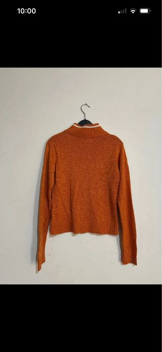 Maglione Timeout Zip Arancione Taglia L