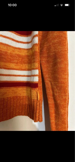 Maglione Timeout Zip Arancione Taglia L