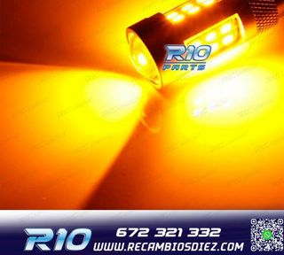 BOMBILLA LED P21W AMBAR CANBUS