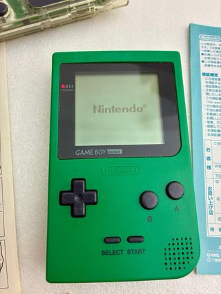 Pacchetto Nintendo Game Boy Pocket Verde + Manuali