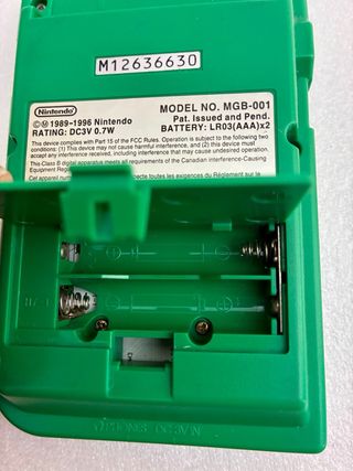 Pacchetto Nintendo Game Boy Pocket Verde + Manuali