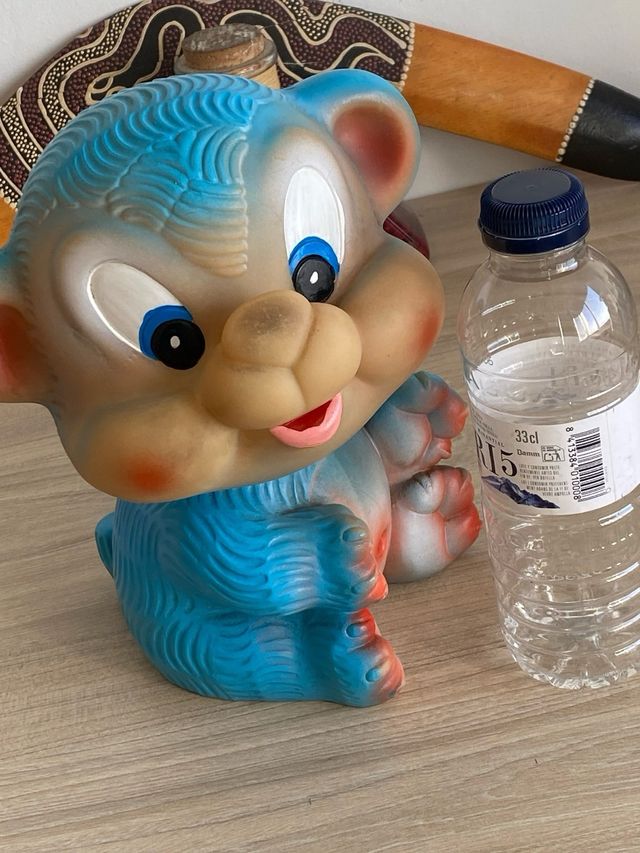 Juguete de goma vintage años 70