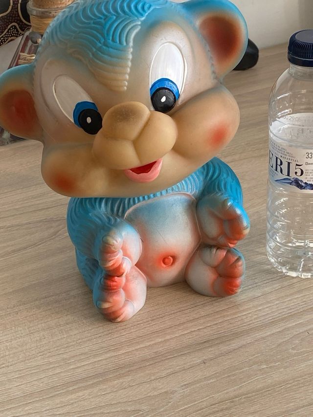 Juguete de goma vintage años 70