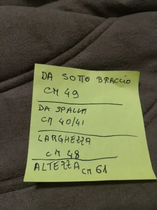 Giubbino eco montone marrone taglia 46