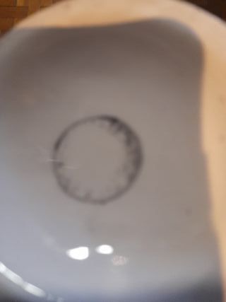 Jarrón de cerámica pintado a mano