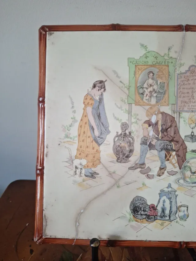 Salvamanteles Sarreguemines Les Enfants Richard