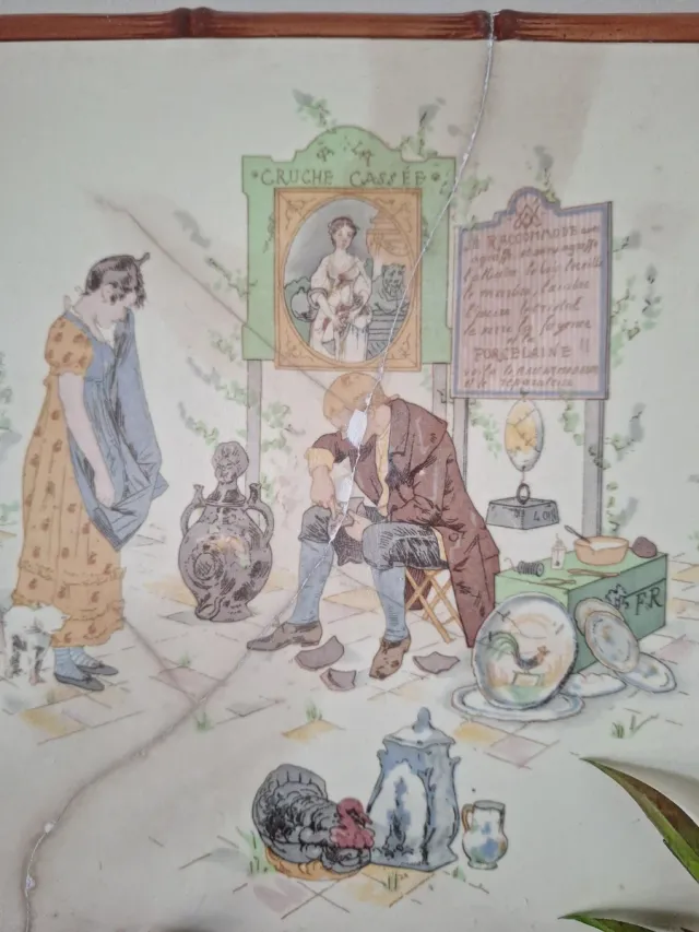 Salvamanteles Sarreguemines Les Enfants Richard