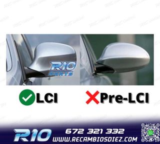 CARCASAS ESPEJOS BMW E81 E82 E87 E88 E90 E91 E92 E93 LOOK M3