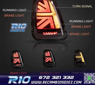 PILOTOS LED MINI COOPER R56 R57 07-14 ROJO
