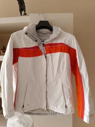 Traje Esquí Columbia Blanco y Naranja