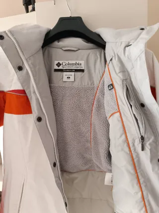 Traje Esquí Columbia Blanco y Naranja