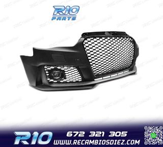 PARAGOLPES DELANTERO AUDI A3 8V LOOK RS3 GLOSS BLACK 12-16