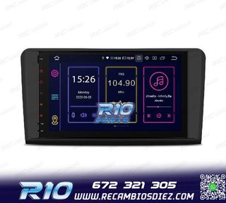 RADIO GPS ANDROID 10 PARA MERCEDES W164 X164 ML 05-12 GL 06-