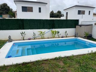 Piscina de poliéster azul