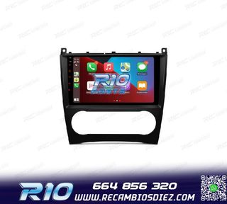 RADIO GPS ANDROID 13 PARA MERCEDES CLASE C W203 CLK W209 G W