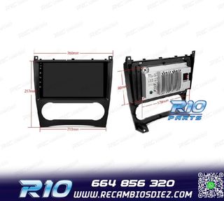 RADIO GPS ANDROID 13 PARA MERCEDES CLASE C W203 CLK W209 G W