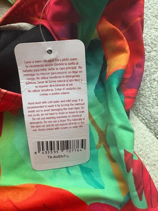 Bañador Odeclas Mujer Talla L Hojas
