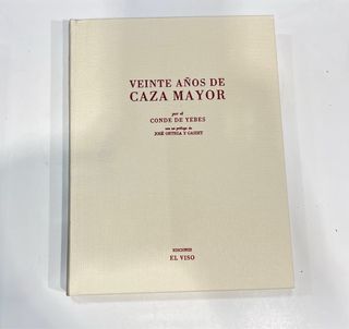 Veinte años de caza mayor.