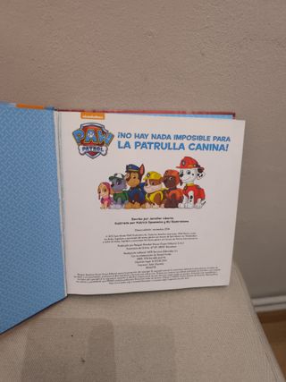 Libro ¡Nada es imposible para la Patrulla Canina!