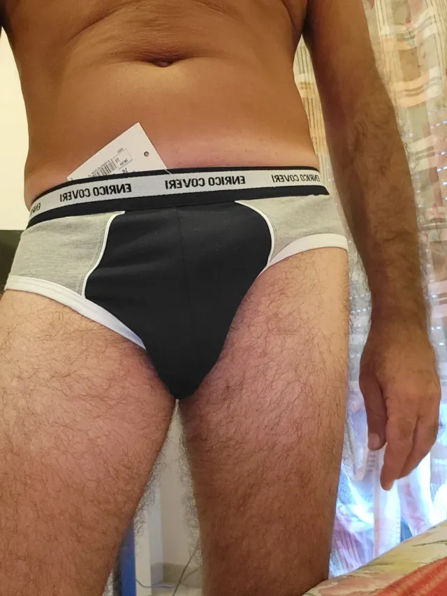 Slip Uomo Enrico Coveri Nero/Grigio