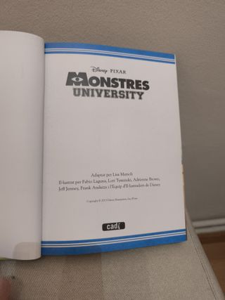 Libro Monsters / Monstres University