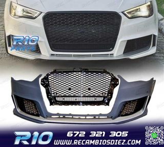 PARAGOLPES DELANTERO AUDI A3 SEDAN CABRIO 13-15 LOOK RS3