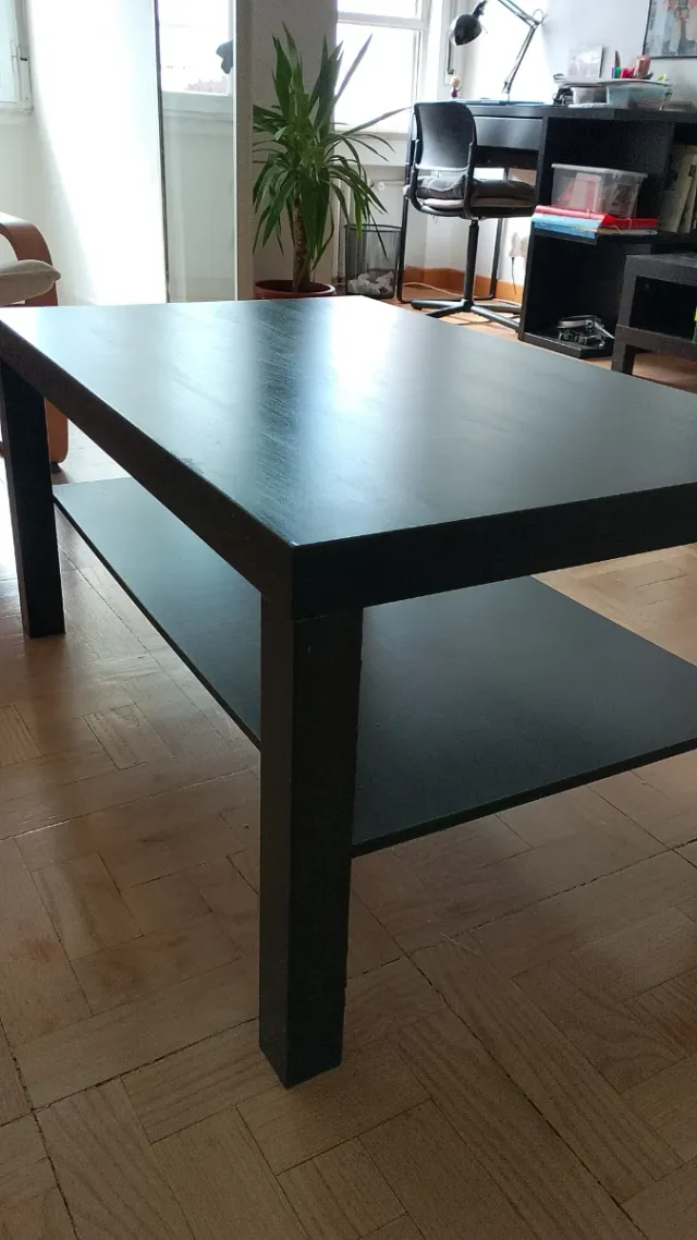 Mesita de centro IKEA negra