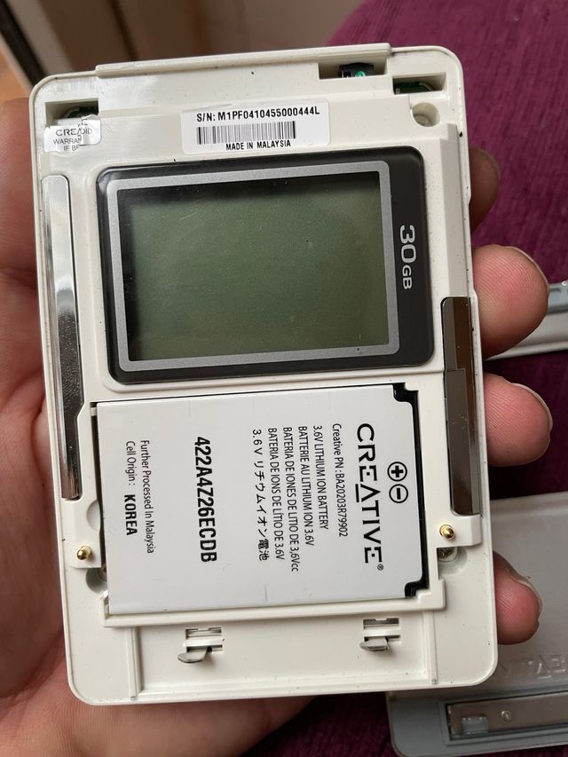 Reproductor MP3 Creative Zen Xtra 30GB