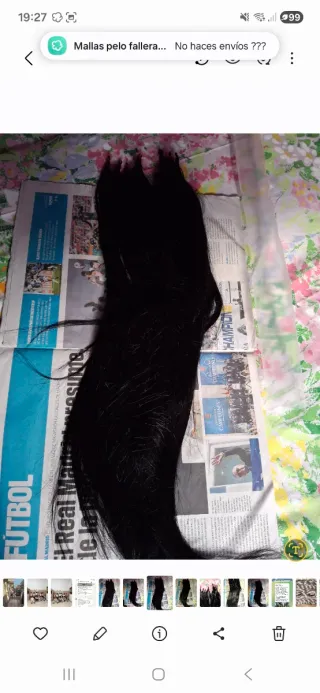 Mallas pelo fallera negras 10e malla