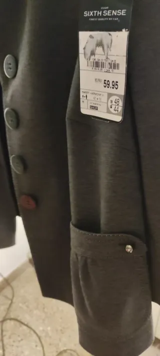 Chaqueta tipo americana negra