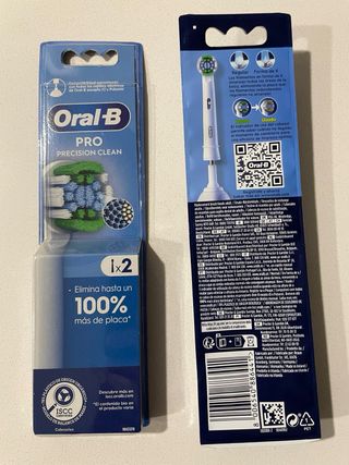 2x2 Cabezales Oral-B Pro Precision Clean