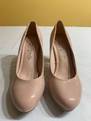 Zapatos de salón Tino Gonzales beige/rosa