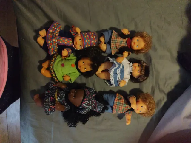 Lote 6 Muñecos Barriguitas