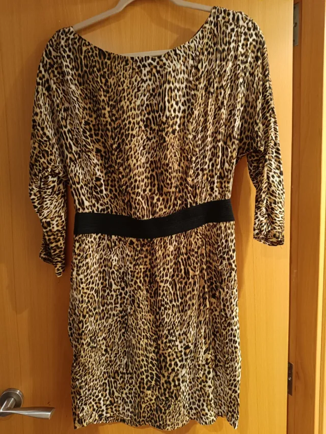 Vestido animal print