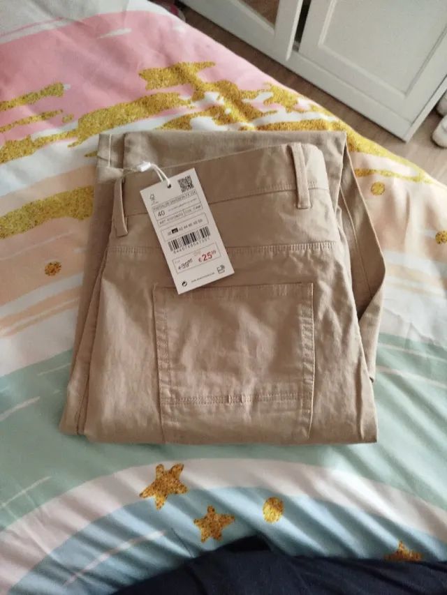 Pantalón Álvaro Moreno Talla 40 Beige