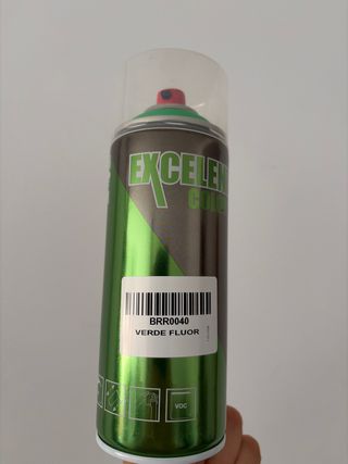 Spray Pintura Verde Flúor BRR0040
