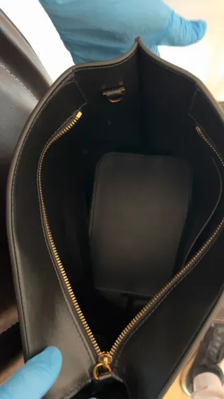 Bolso Versace Virtus Negro Dorado Nuevo