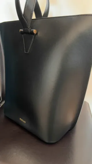 Bolso Versace Virtus Negro Dorado Nuevo