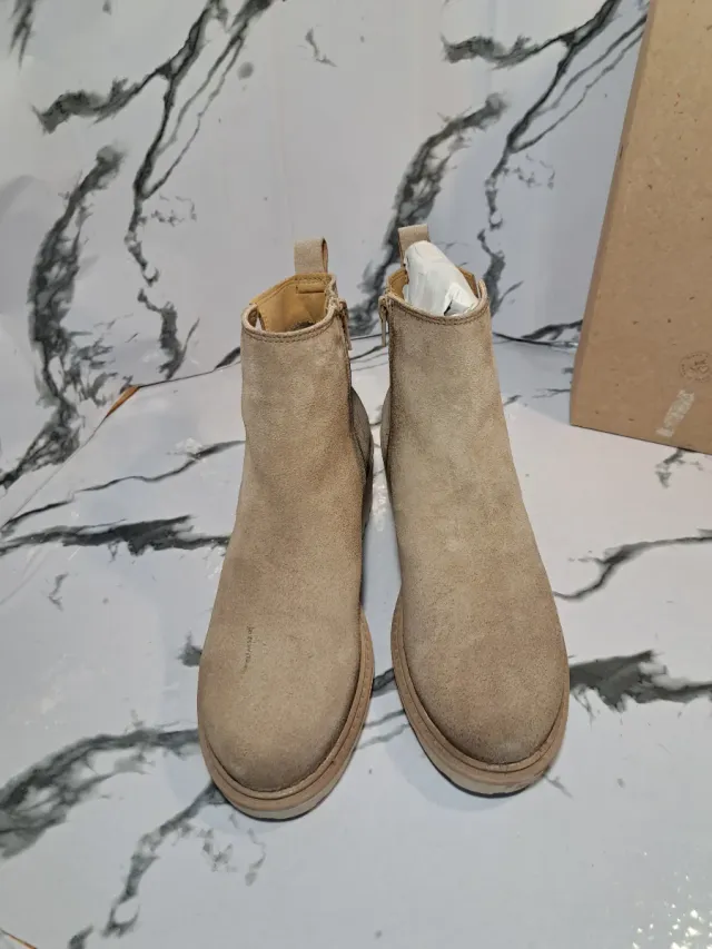 Botines Porronet Piel Arena Talla 38