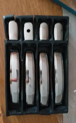 4 Copri Maniglie Cromate #AcciaioInox #Fiesta MK6