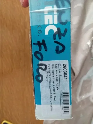 4 Copri Maniglie Cromate #AcciaioInox #Fiesta MK6