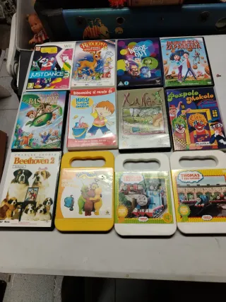 12 DVDs Infantiles Variados