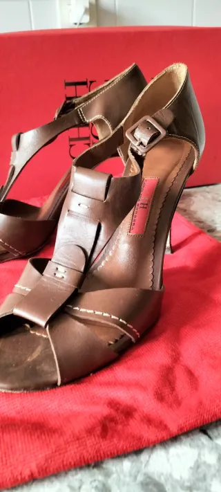 Sandalias Carolina Herrera Marrones