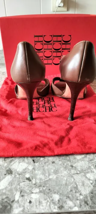 Sandalias Carolina Herrera Marrones